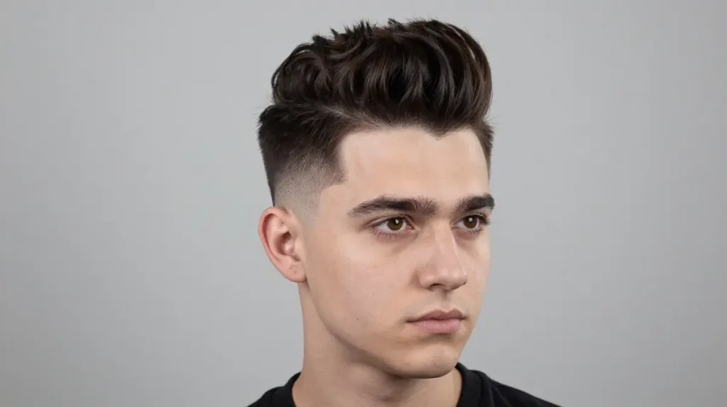 Pompadour for Triangle Face