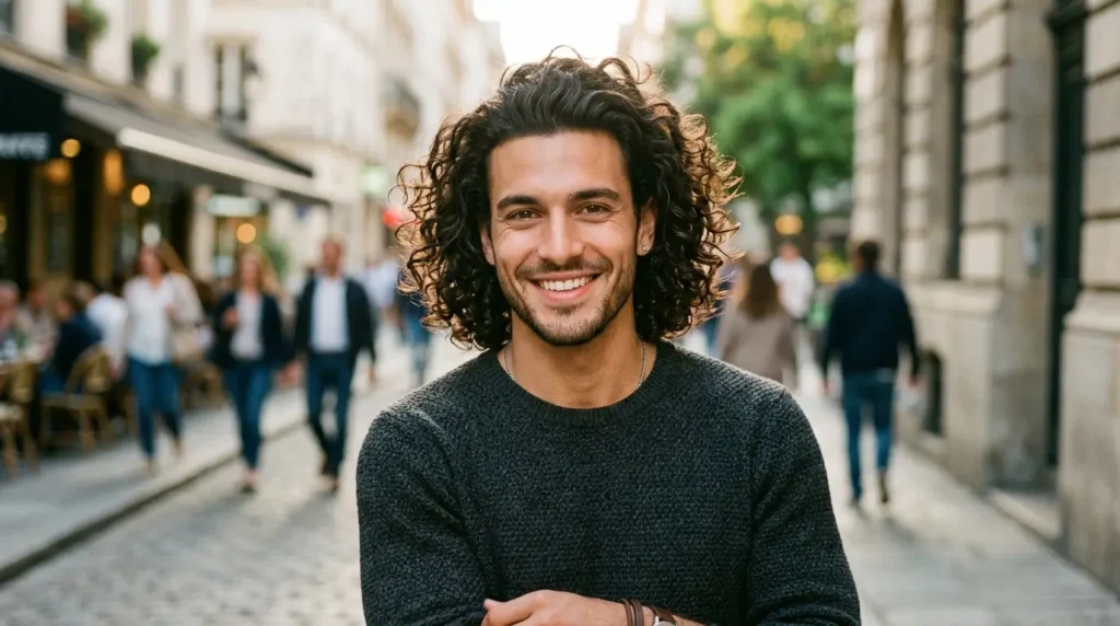 Pushed Back Curls