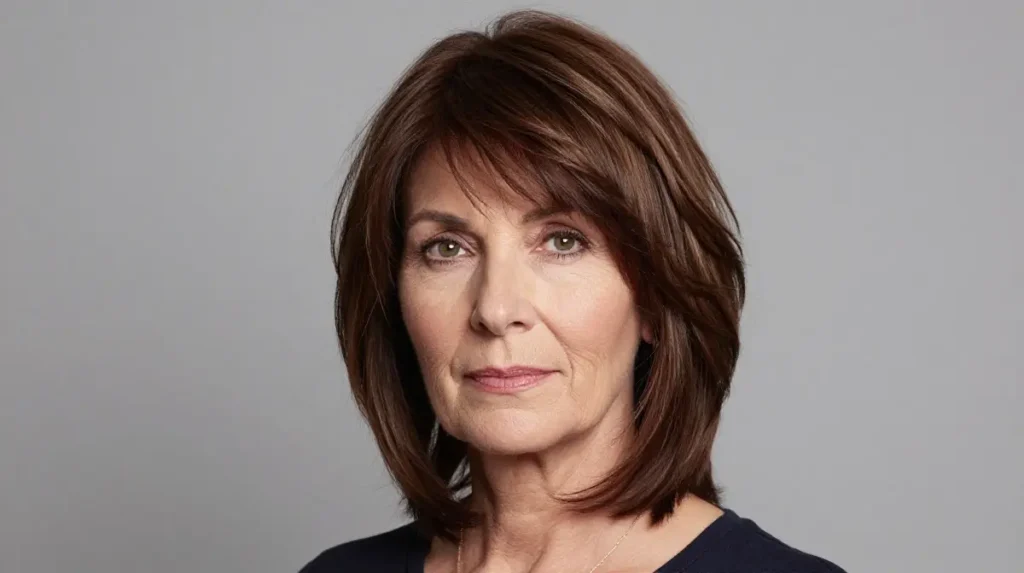 Razor Cut Layers for Fine Hair at 60
