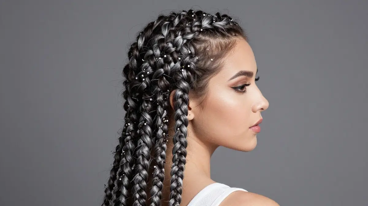 Salt and Pepper Braids and Twists