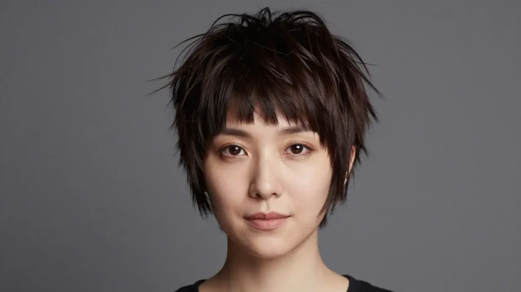 Shaggy Pixie for Square Face