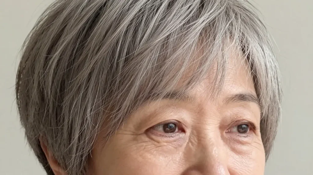 Short Hair with Wispy Bangs