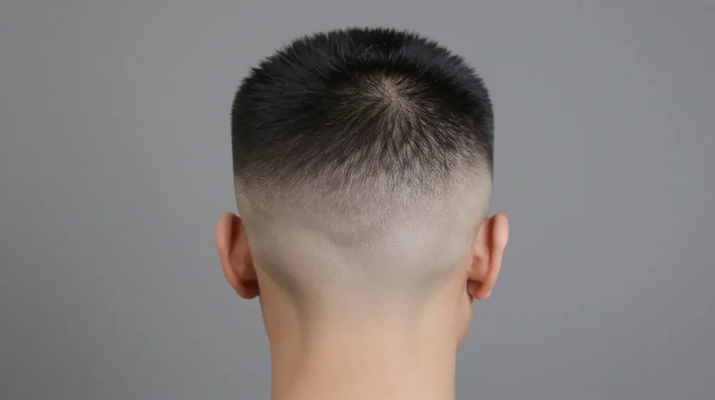 Short Middle Part Hair