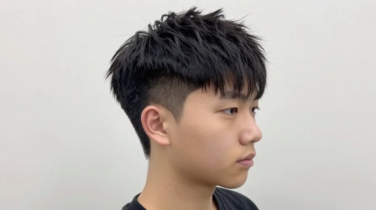 Side-Swept Textured Crop