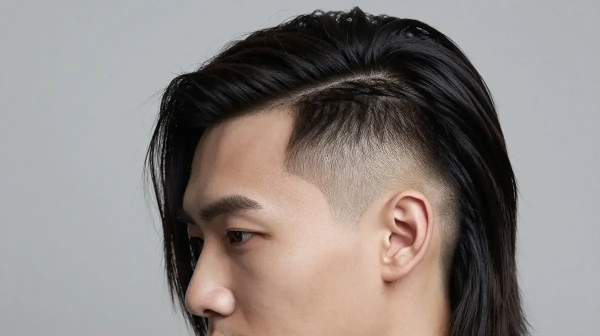Skin Fade with Straight Hair Undercut