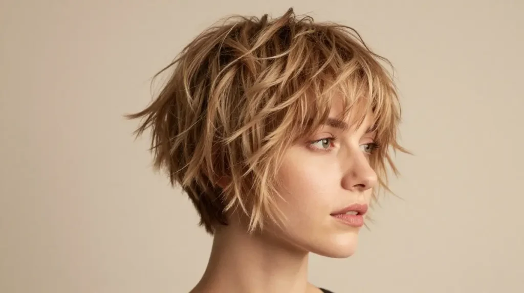 Soft Romantic Shaggy Pixie