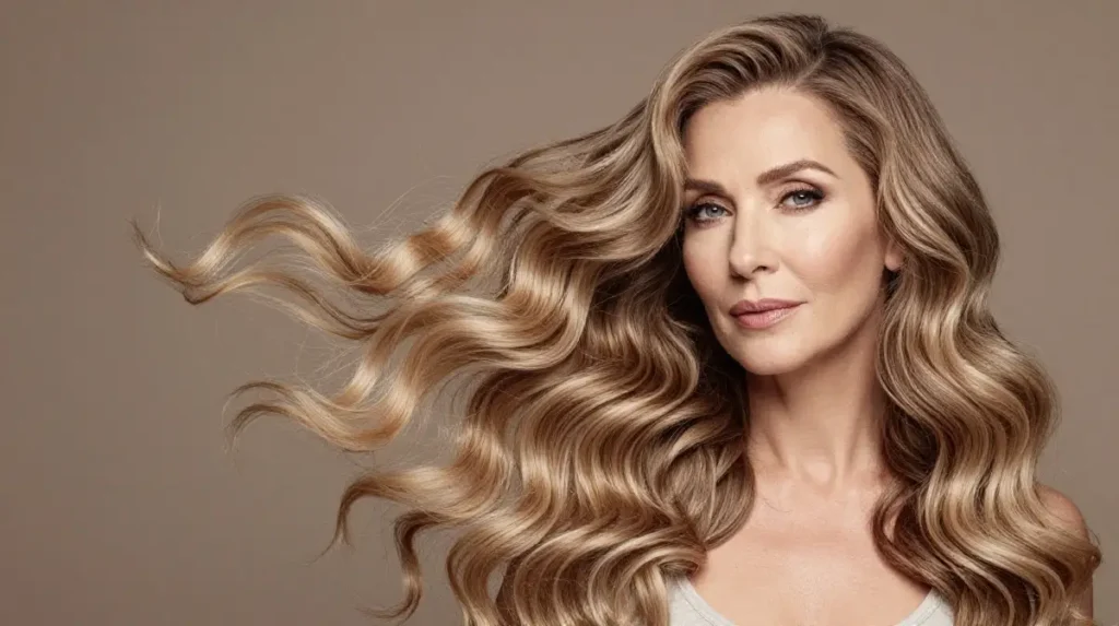 Soft Romantic Waves for Women Over 40