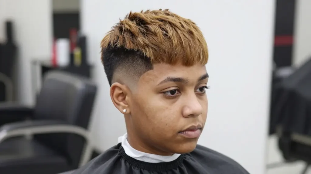 Taper Fade with Color