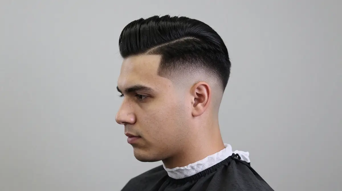 Taper Fade with Comb Over