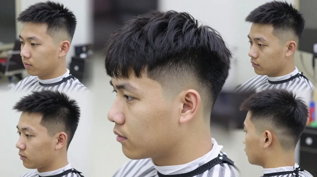 Taper Fade with Long Top