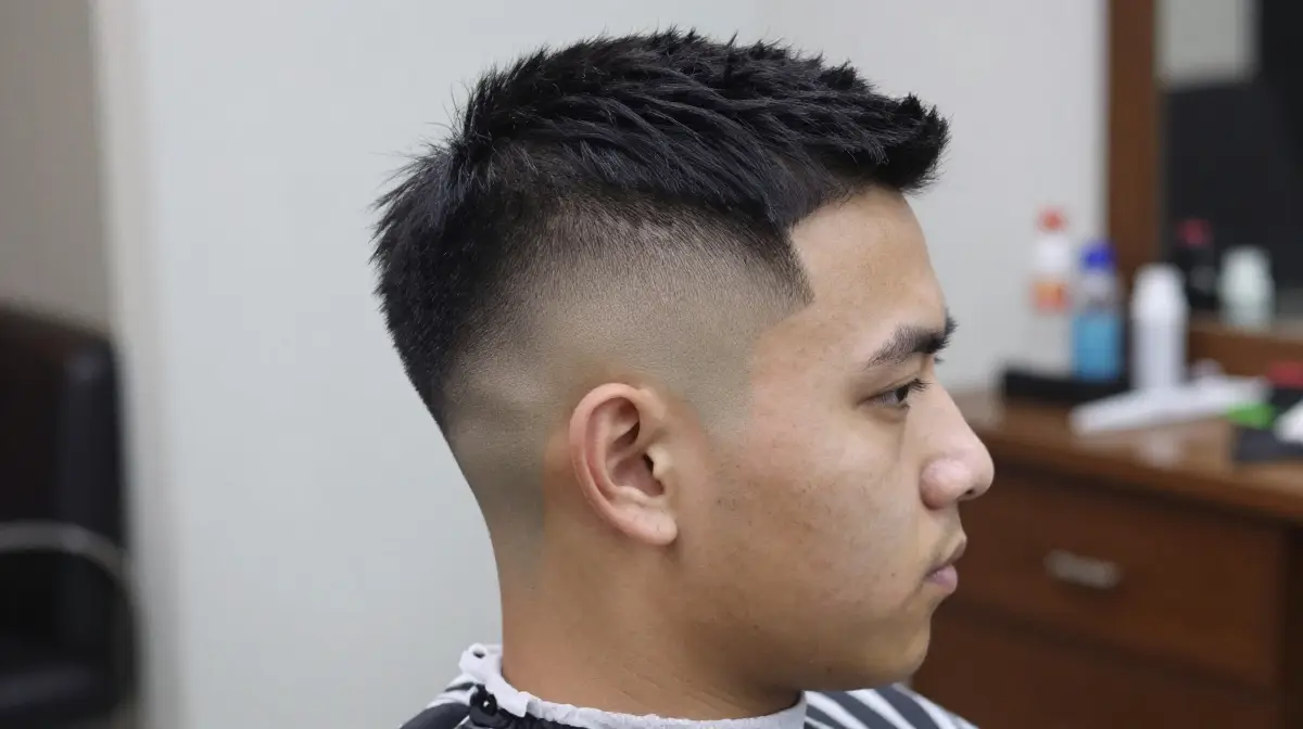 Taper Fade with Mohawk