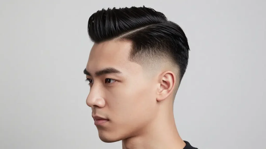 Taper with Comb Over