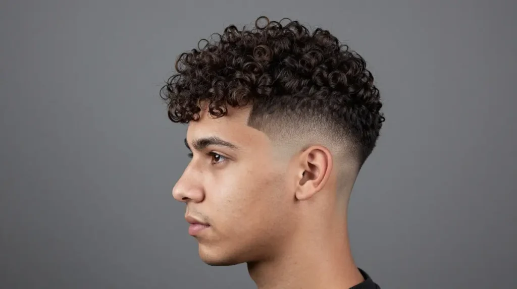 Taper with Curly Hair