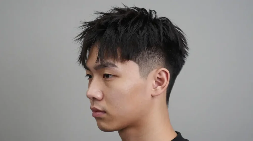 Textured Crop for Asian Men