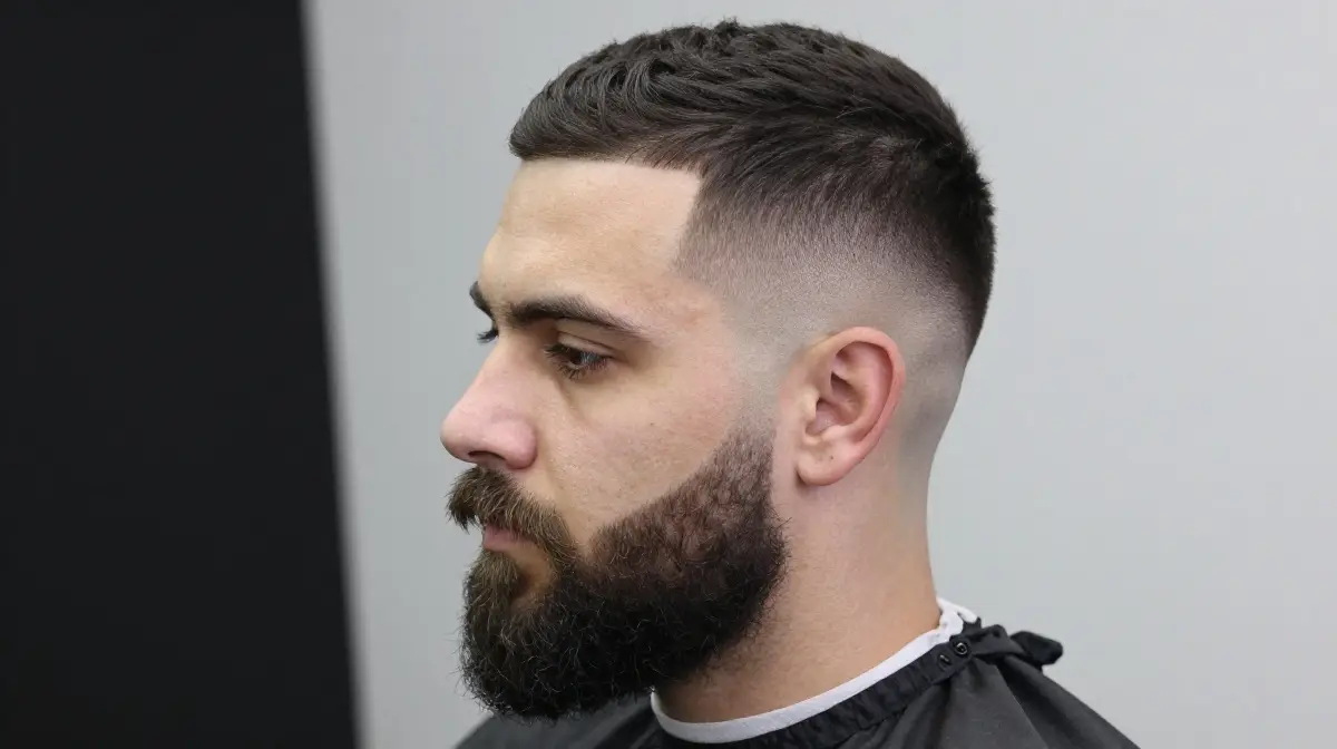 Textured Crop with Beard