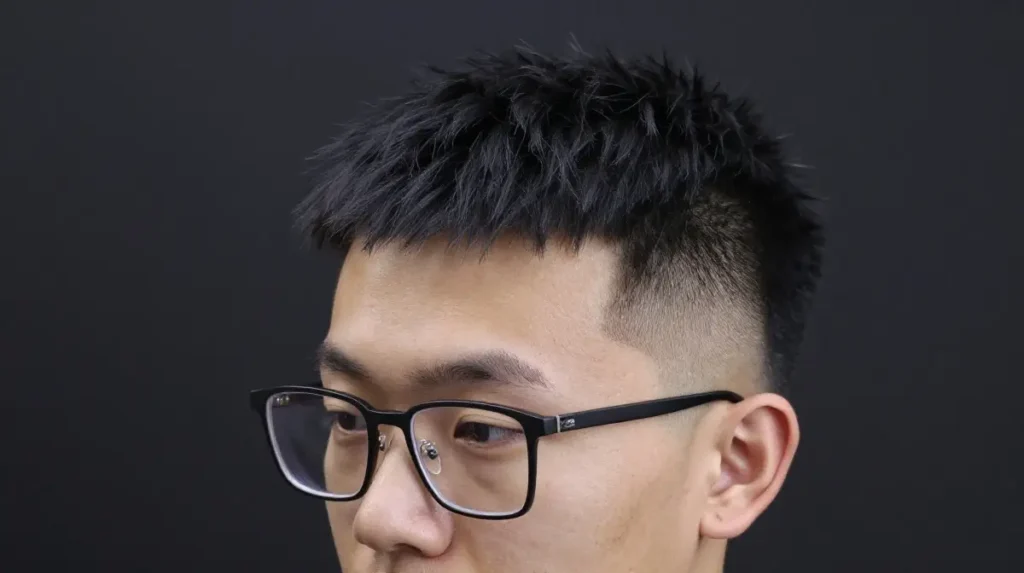 Textured Crop with Glasses