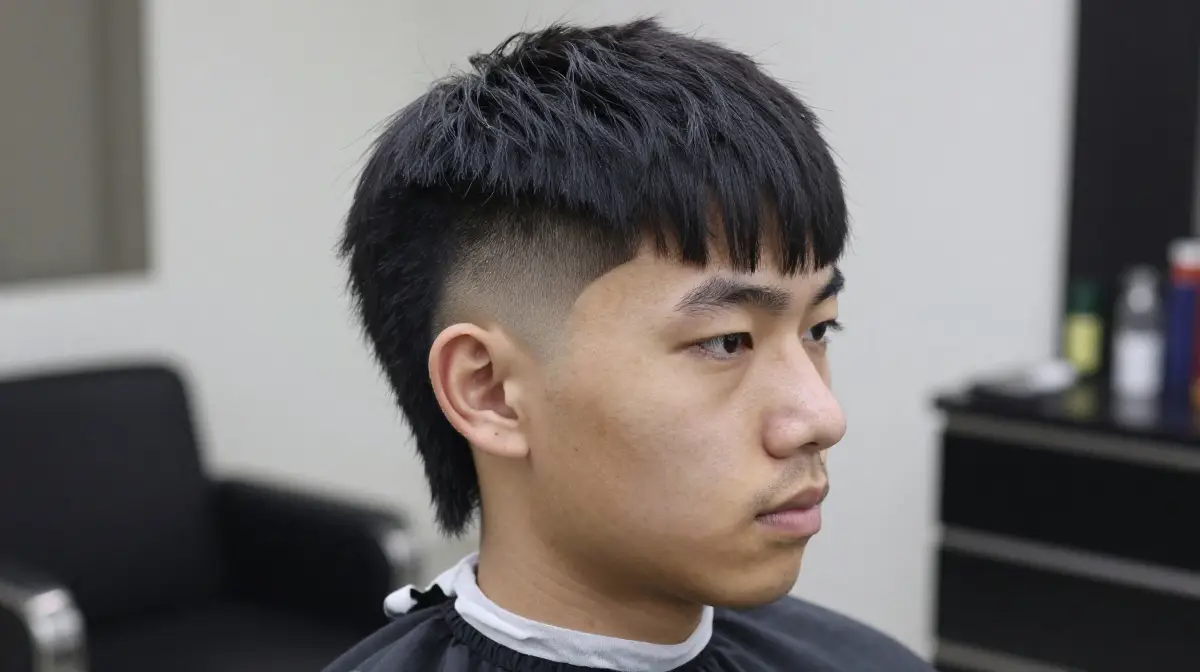 Textured Fringe with Mid Fade