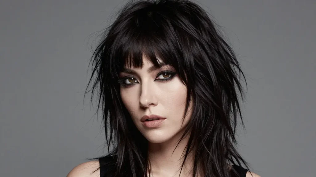 The Edgy Rock Style Medium Shag
