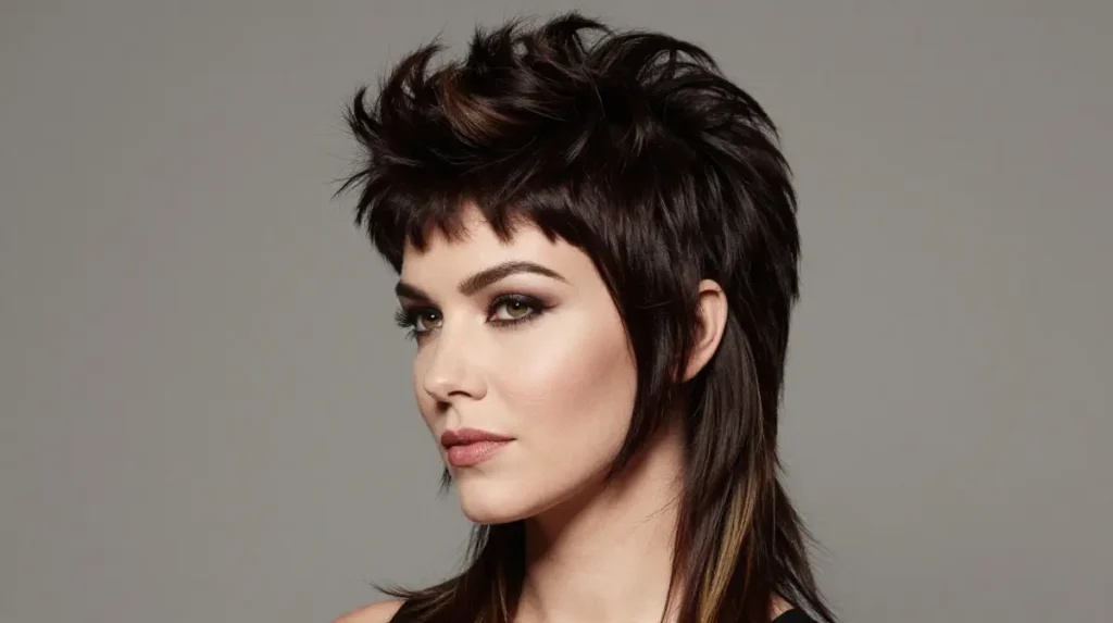 The Medium Shag Mullet Inspired Style