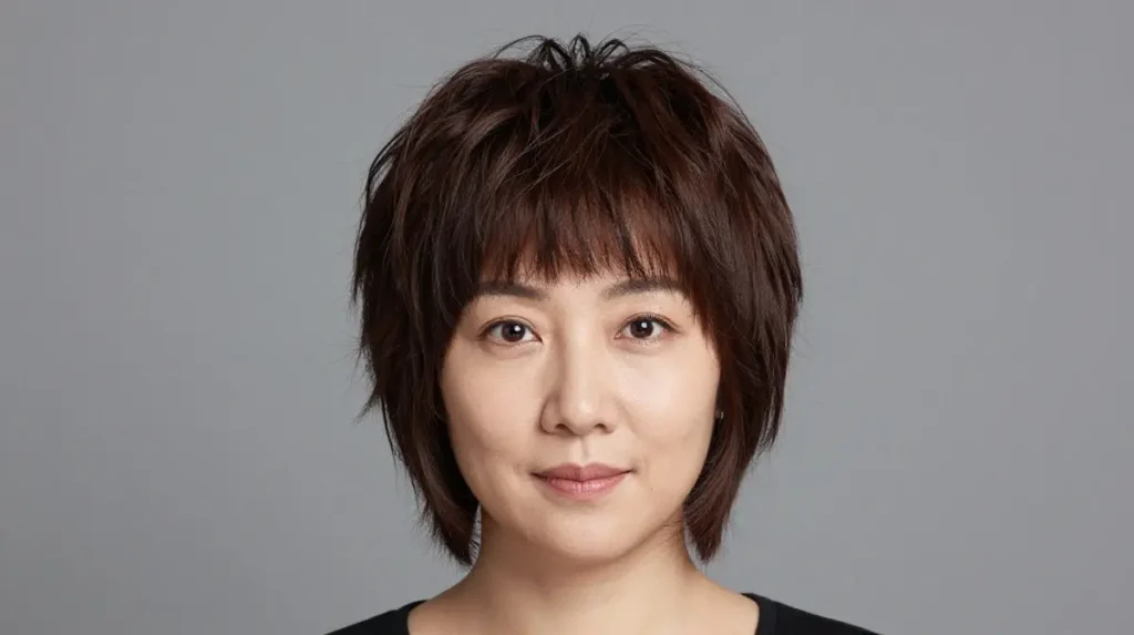 The Medium Shag for Round Faces