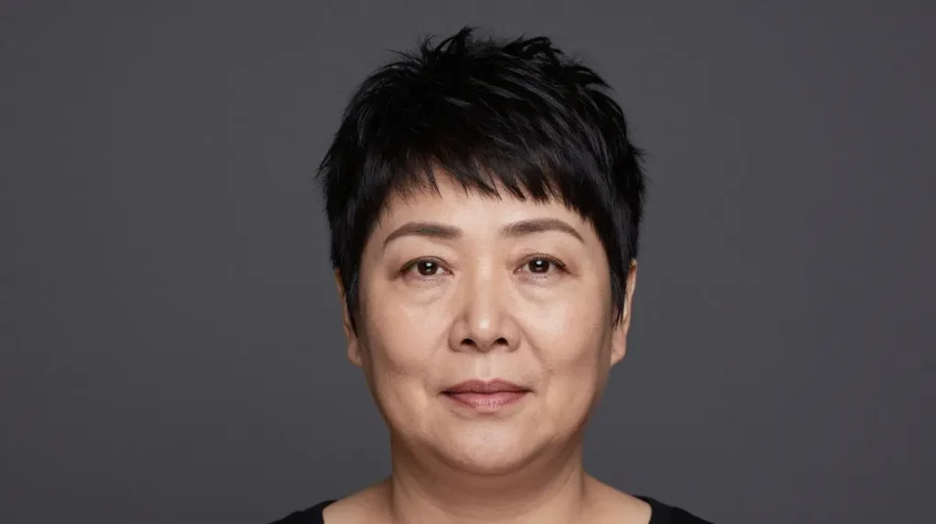 The Pixie Cut for Round Faces With Height on Top