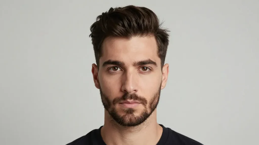 The Pompadour for Square Face Men