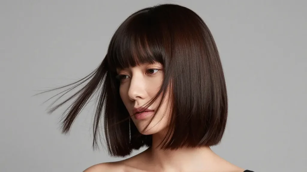 The Straight Hair Medium Shag