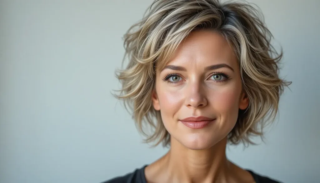 The Wispy Short Shag for Mature Women