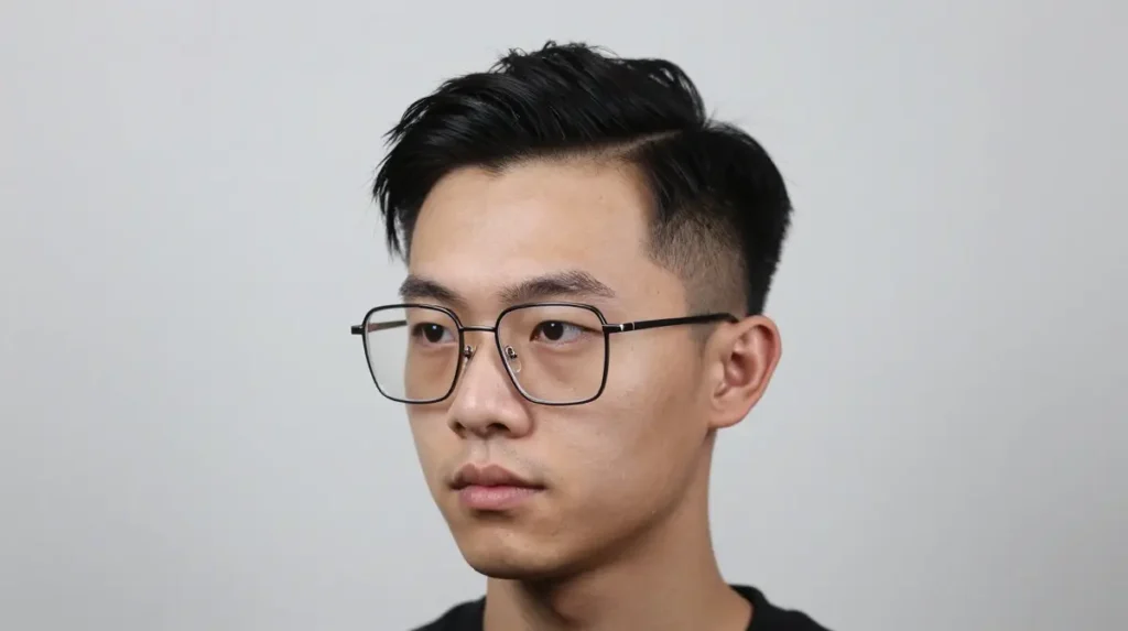 Undercut with Glasses