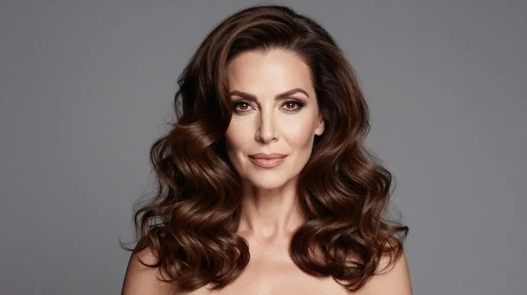 Voluminous Wavy Blowout for Women Over 40