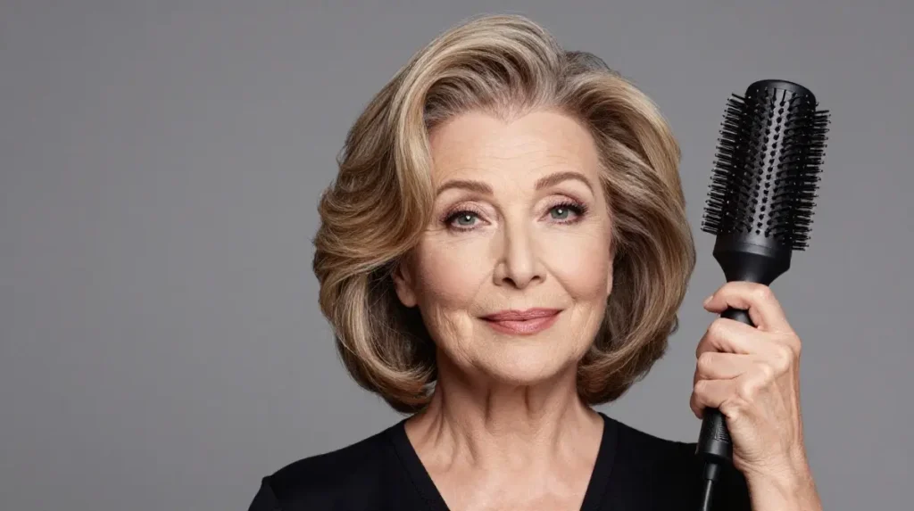 Volumizing Blowout for Fine Hair at 60
