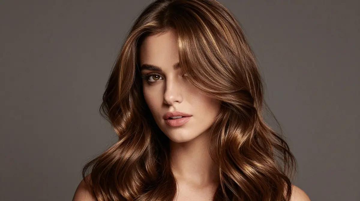 Warm Brunette with Gold Gloss