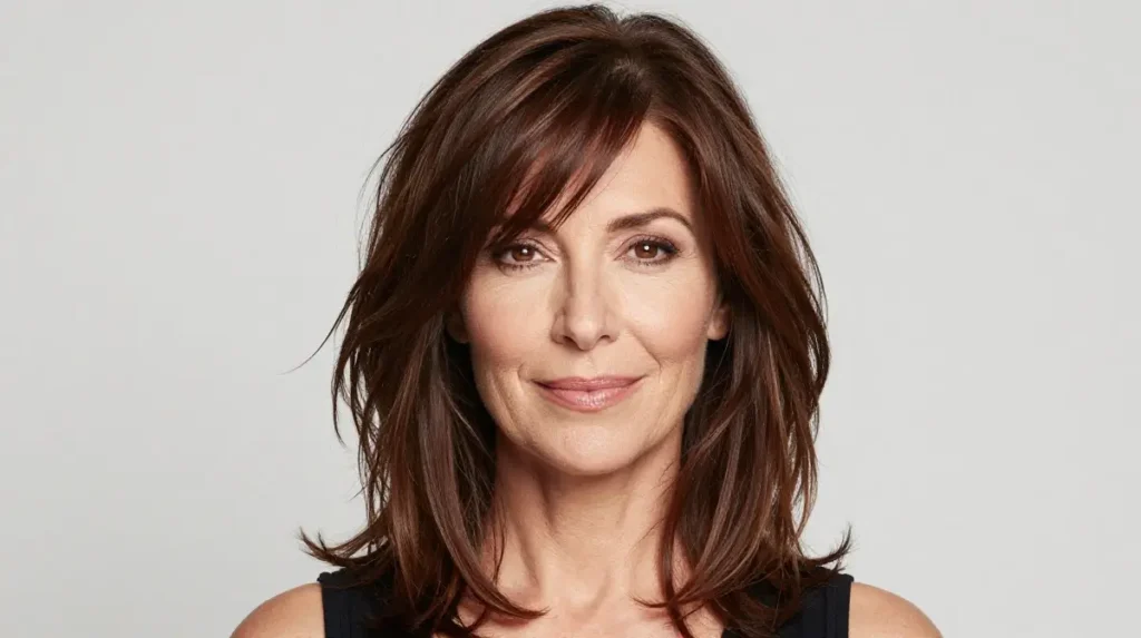 Wavy Hair with Face-Framing Layers
