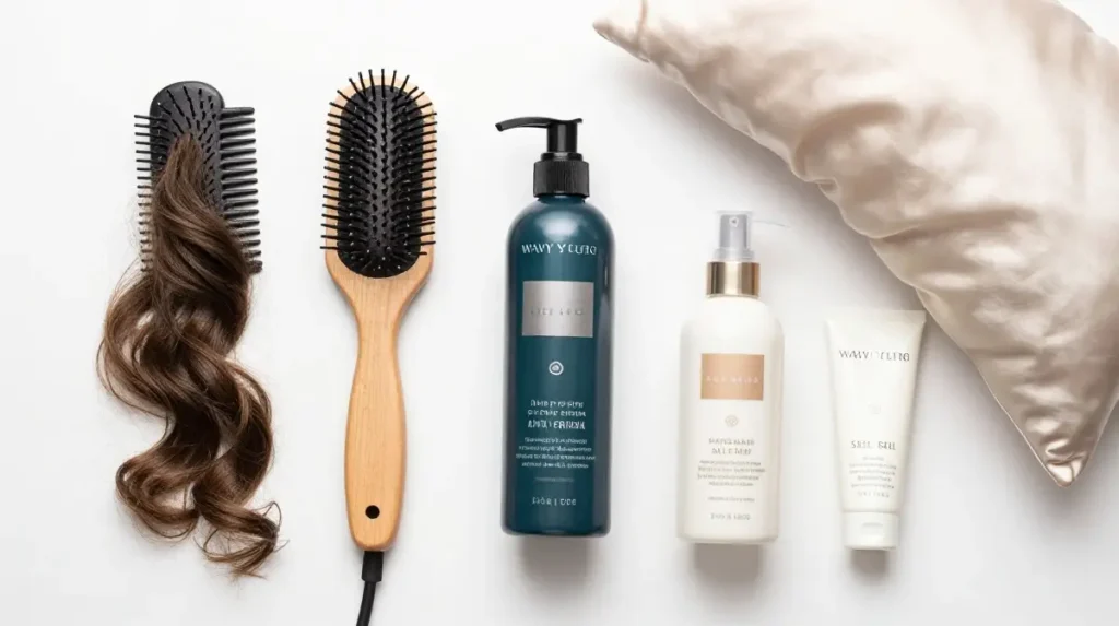 Wavy Hairstyle Styling Tips and Products for Women Over 40