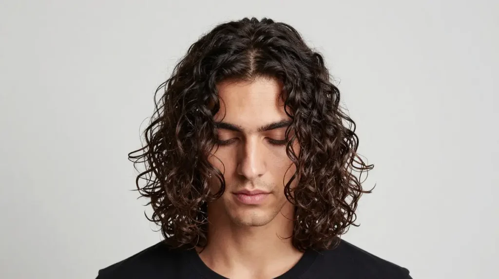 Wavy Middle Part