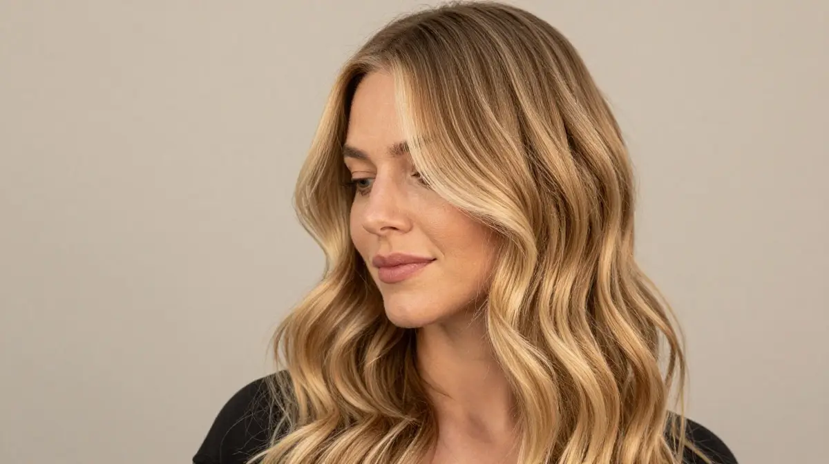 Winter Sun-Kissed Blonde Balayage