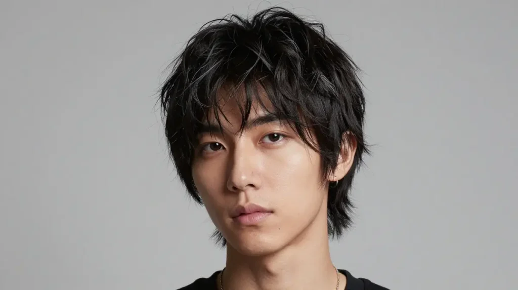 Wolf Cut for Asian Men