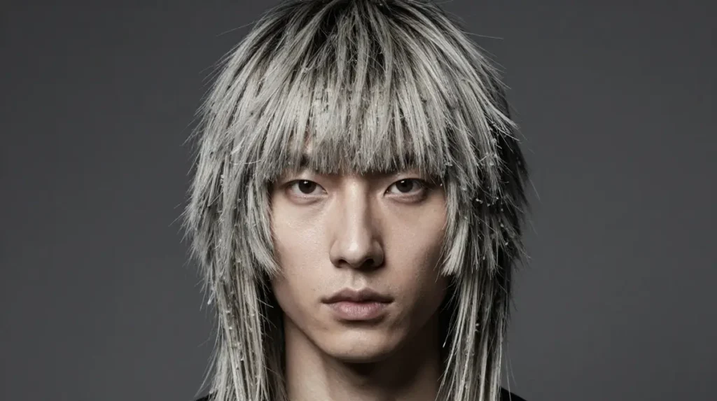 Wolf Cut for Triangle Face