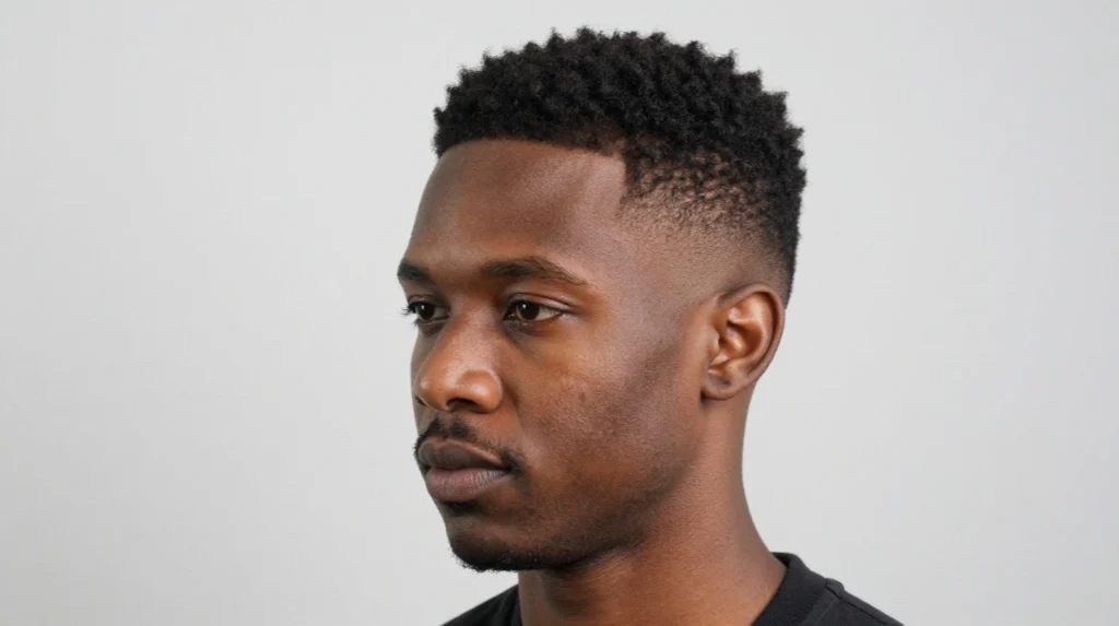 Afro Flat Top Fade