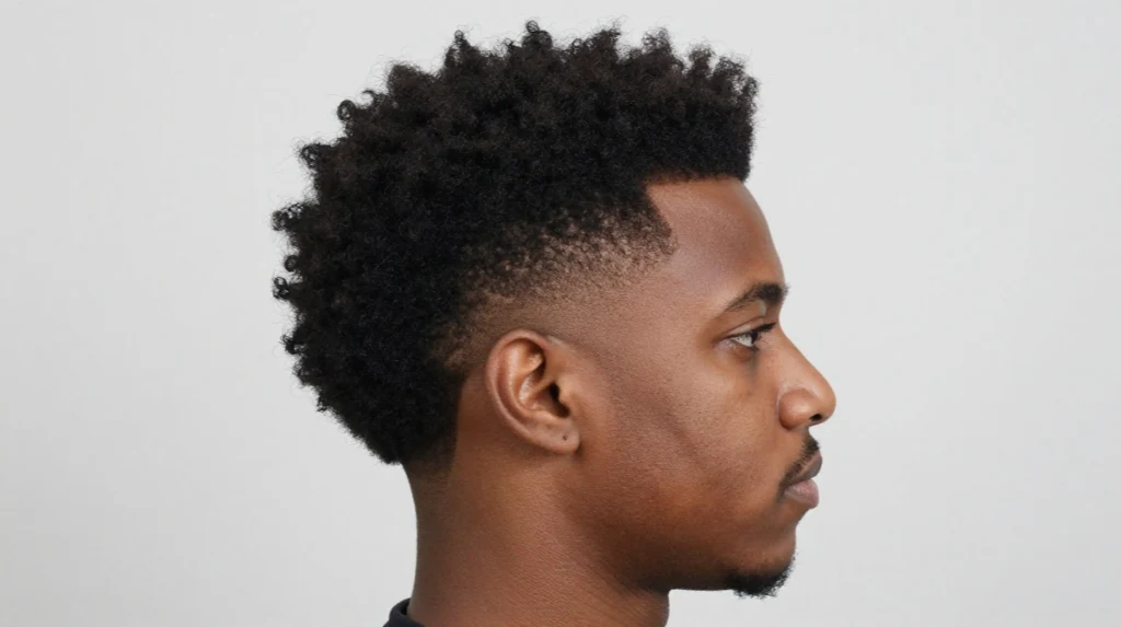Afro Pomp Fade