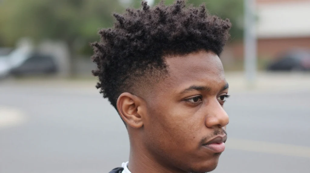 Afro Puff Fade