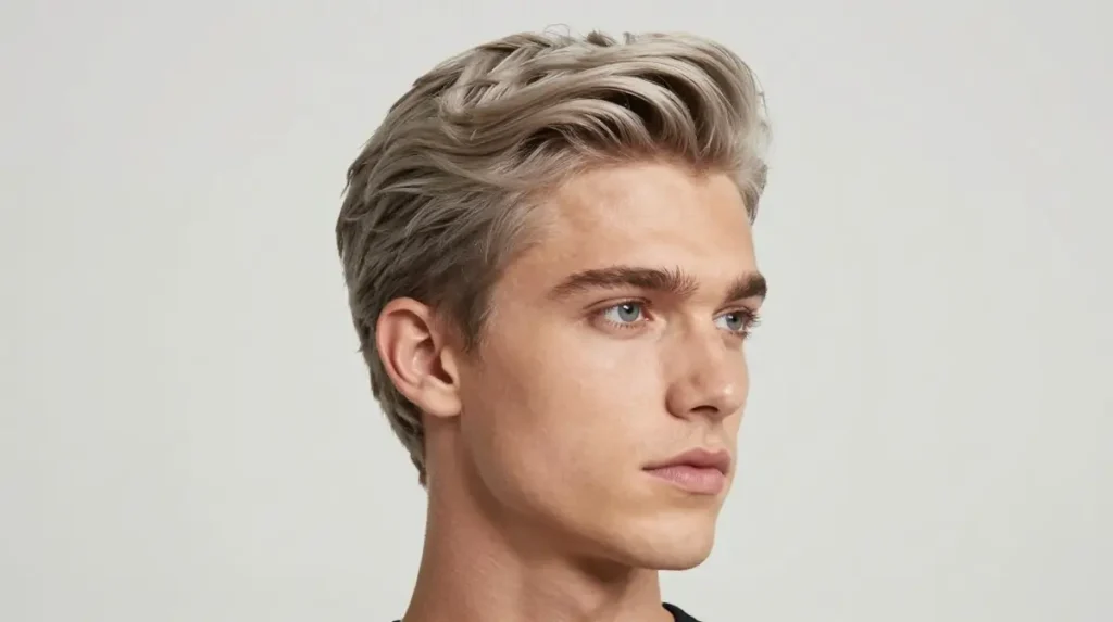 Ash Blonde Men Style