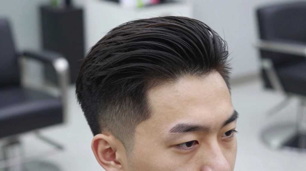 Asian Pompadour Hairstyle