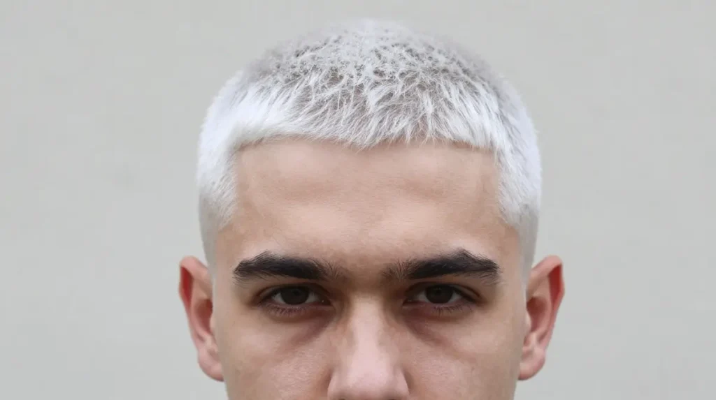 Bleached Buzz Cut