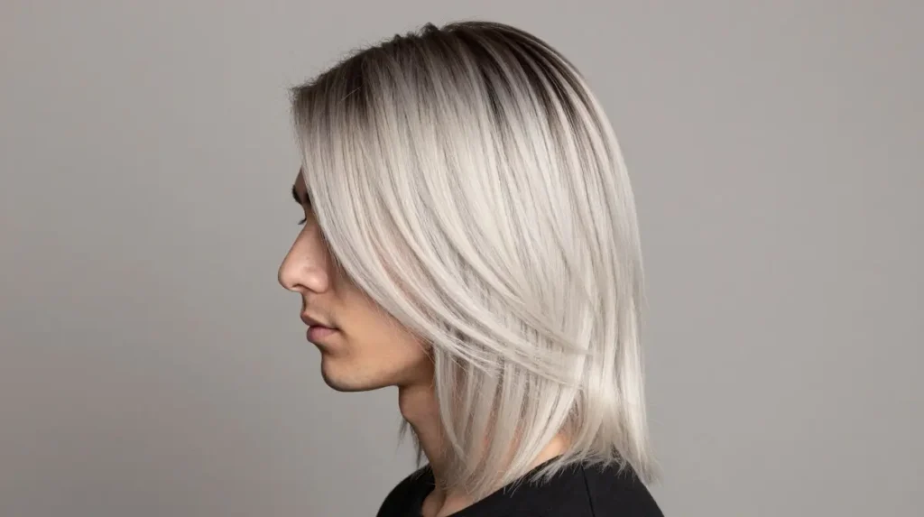 Bleached Ombre Hair Men