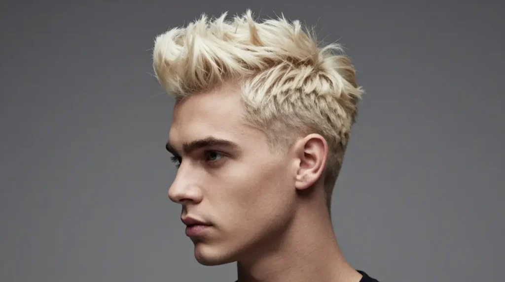 Bleached Textured Quiff