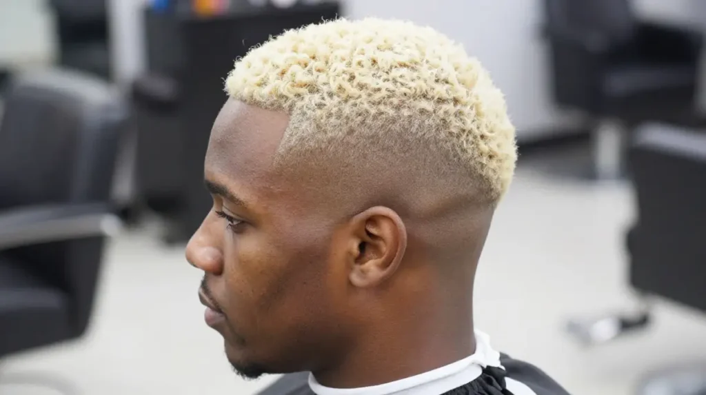 Blonde Fade With Sharp Lineup