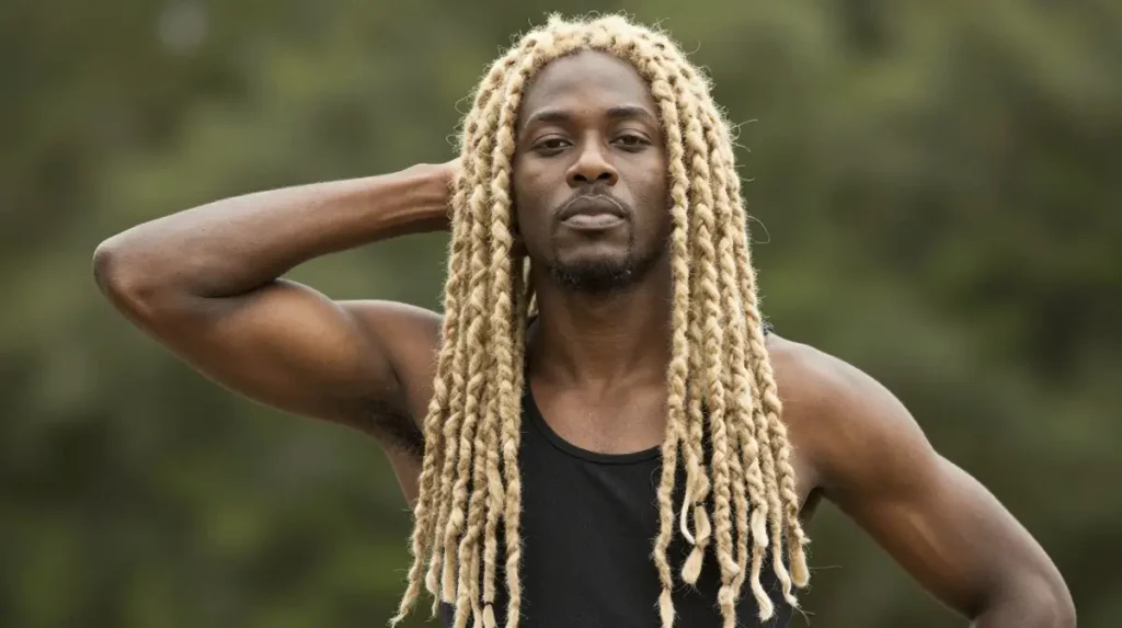 Blonde Hair on Long Locs