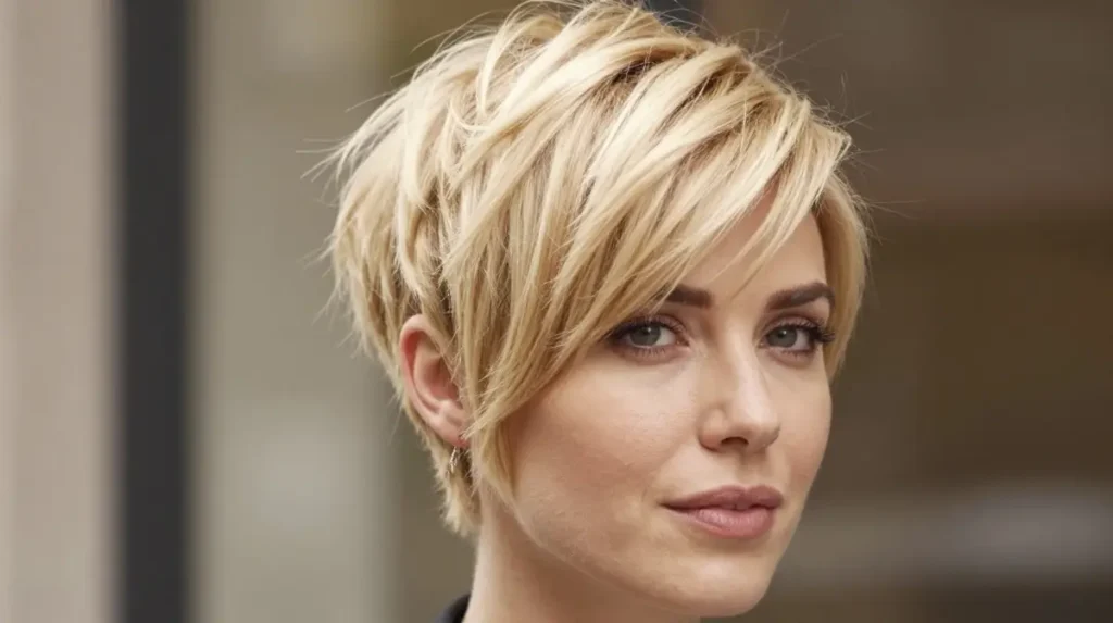 Blonde Pixie Hairstyle