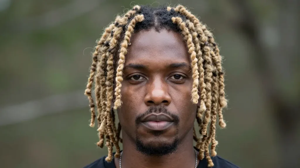 Blonde Tips on Dreadlocks